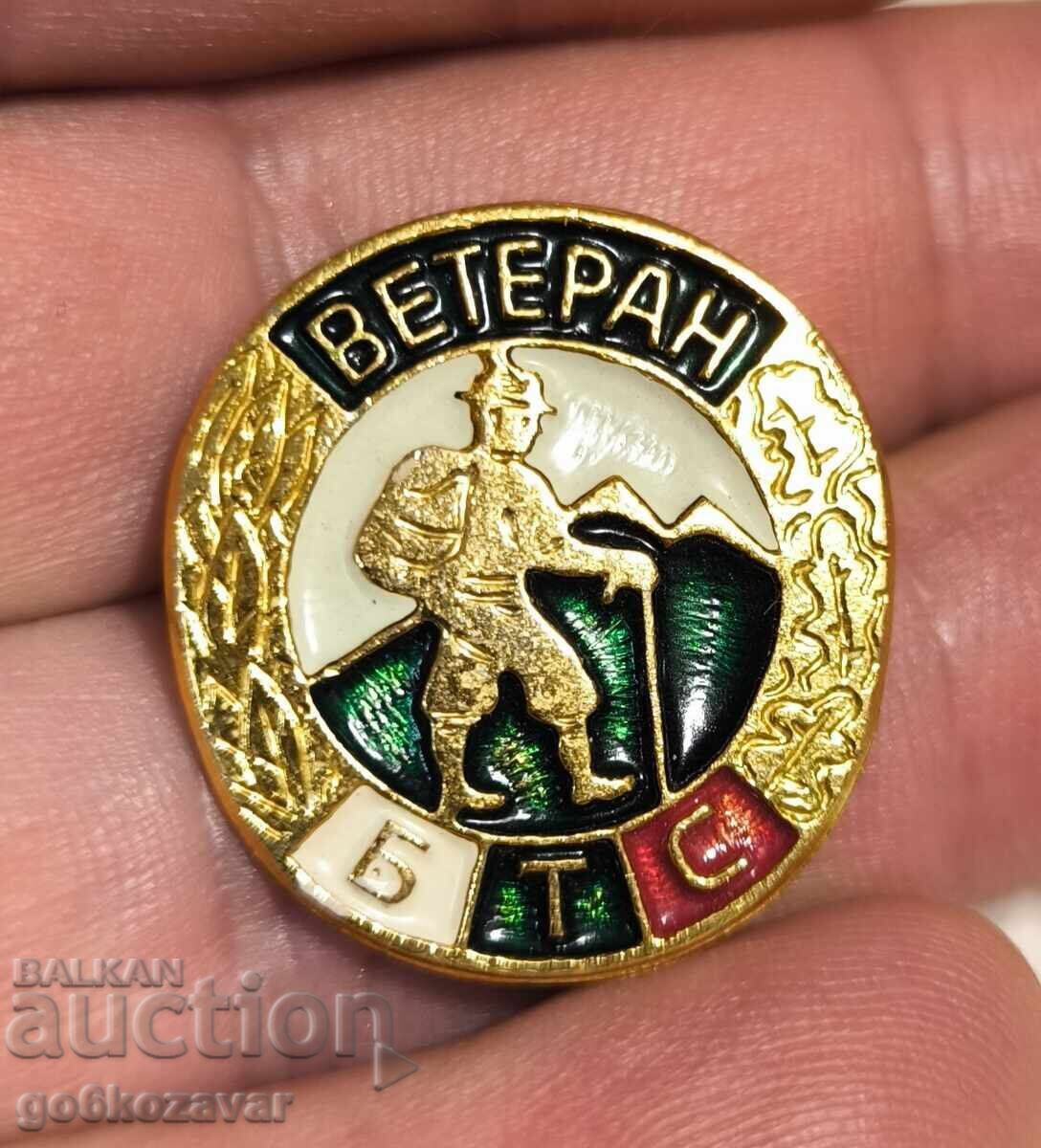 Σήμα στήθους τουριστικό ΒΕΤΕΡΑΝ ΜΠΣ σήμα σπάνιο! με τιμή 15.90 BGN | € 8.13