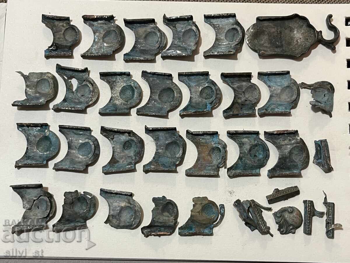 Silver parts of Revival belt with price 220.00 BGN | € 112.48