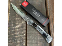 Briceag de vânătoare pliabil COLUMBIA A3159 BLACK -105kh237