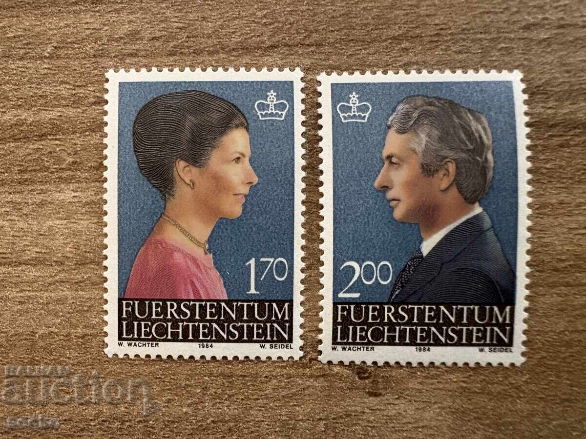 Liechtenstein - Hans-Adam și Marie, moștenitorii tronului (1984) MNH