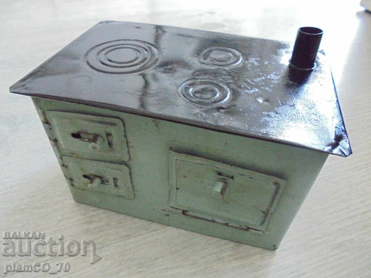 №8234 Old children's toy - tin stove - 5 №8234 Old children's toy - tin stove - 5