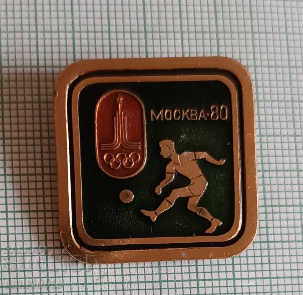 Badge - Olympics Moscow 1980 Football