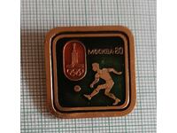 Badge - Olympics Moscow 1980 Football