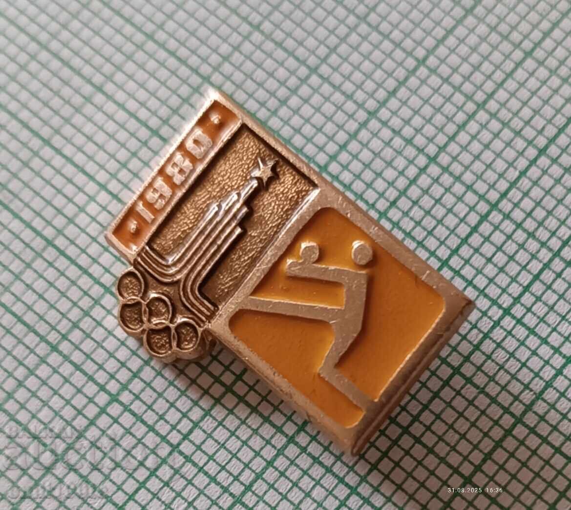 Аукцион Значка- Олимпиадата Москва 1980 Волейбол бол