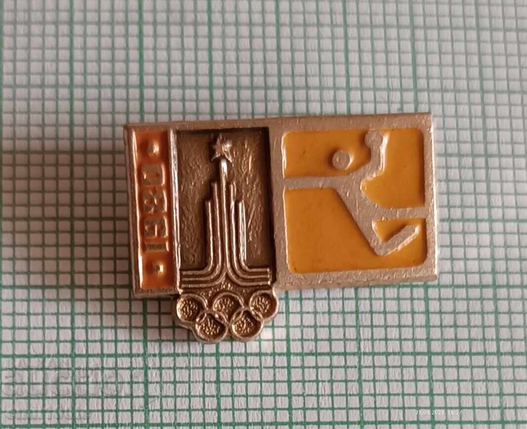 Badge - Olympics Moscow 1980 Handball Badge - Olympics Moscow 1980 Handball