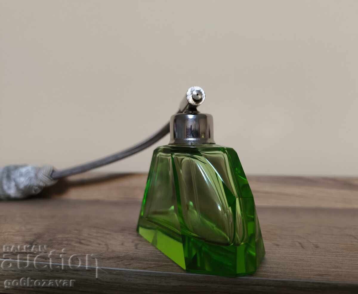 Licitație Sticla de parfum Art Deco din cristalul anilor '30 - Boemia