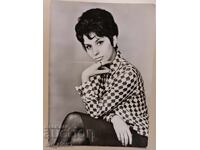 Cartolină poștală/fotografie Margareta Radinska, cântăreață