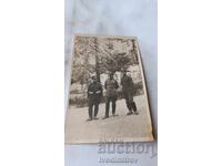 Снимка Трима войници Първа Световна Война