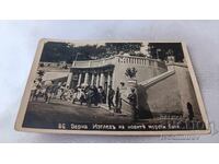 Пощенска картичка Варна Изгледъ на Новите морски бани