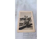 Fotografie Băi Ludjene Doi bărbați la piscină