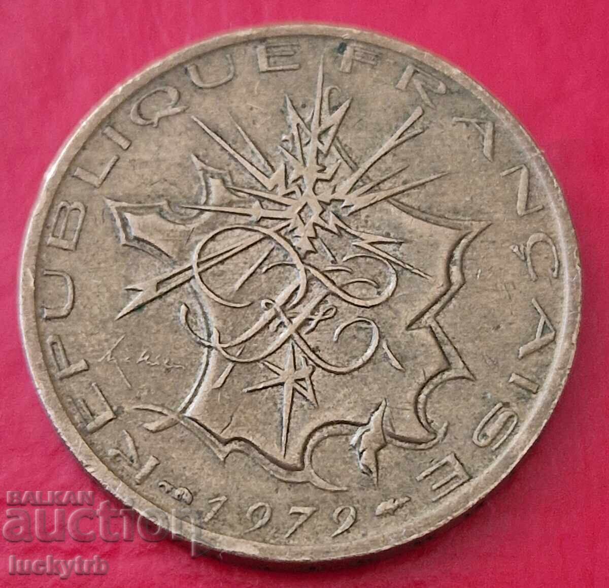 10 φράγκα 1979 - Γαλλία με τιμή 0.70 BGN | € 0.36