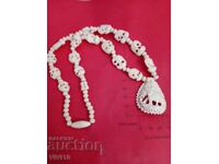 Antique bone necklace