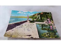 Пощенска картичка Балчик Кът от Двореца 1960