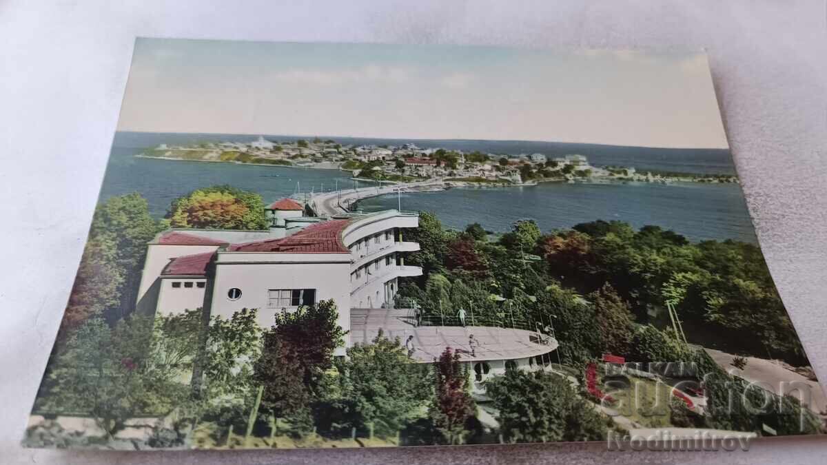 Carte poștală Nessebar Vedere generală 1960