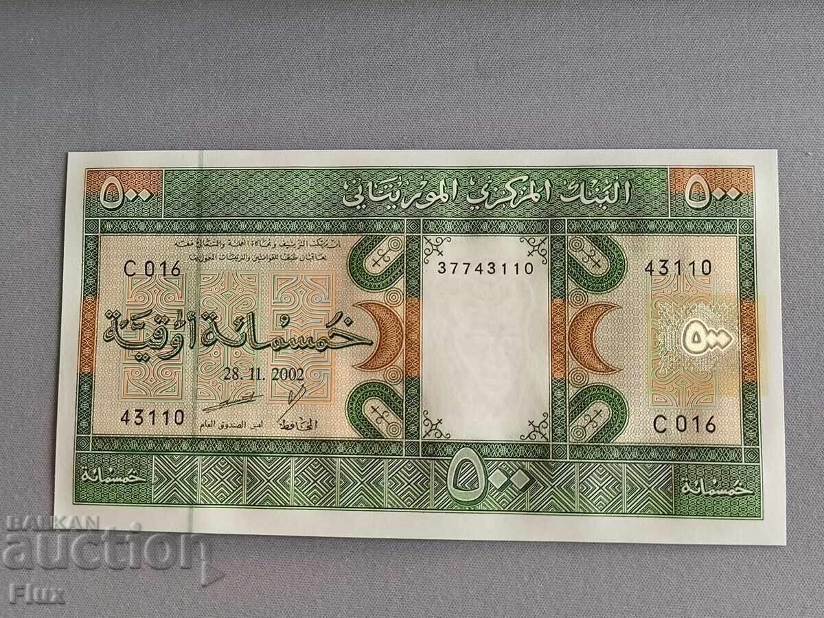 Banknote - Mauritania - 500 Ouguiya UNC | 2002