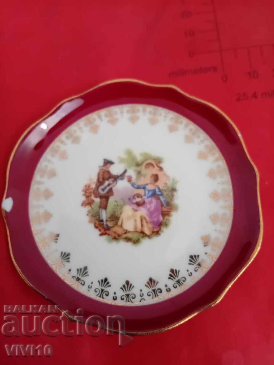 Miniature Limoges Plate