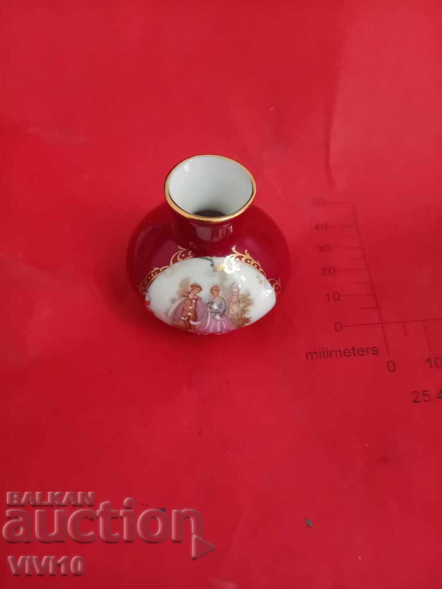 Μινιατούρα, βάζο Λιμόζ