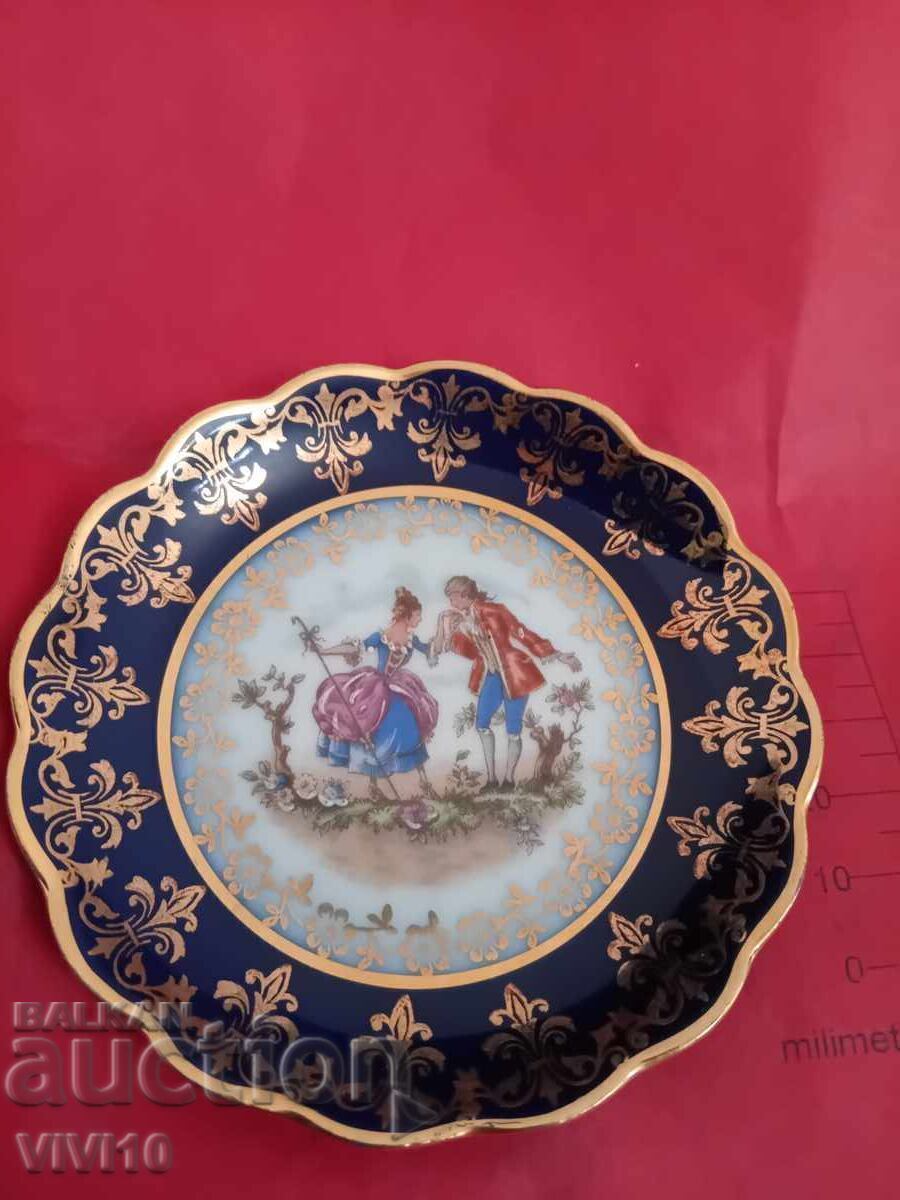 Μινιατούρα, πιάτο Limoges