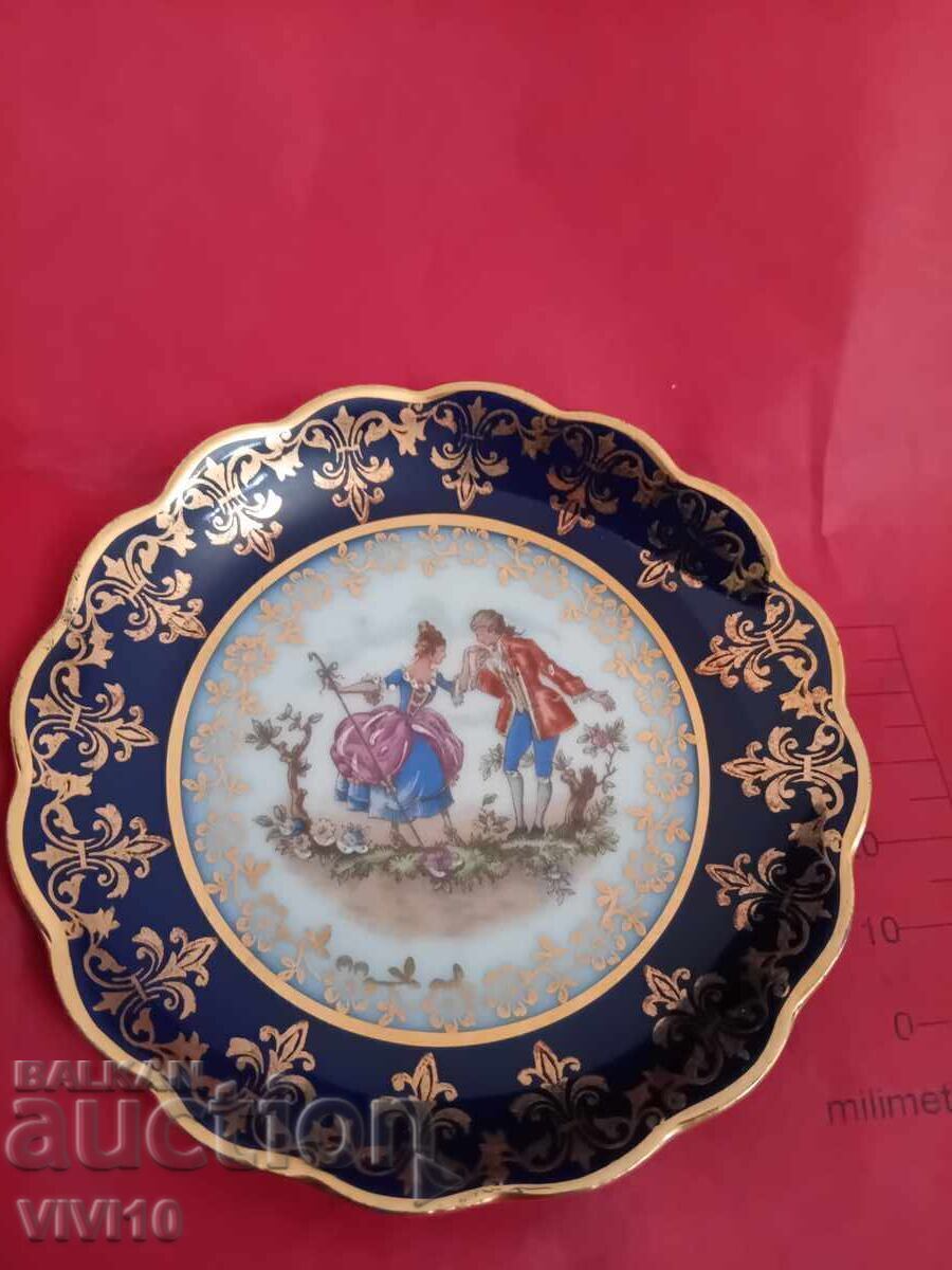 Μινιατούρα, πιάτο Limoges