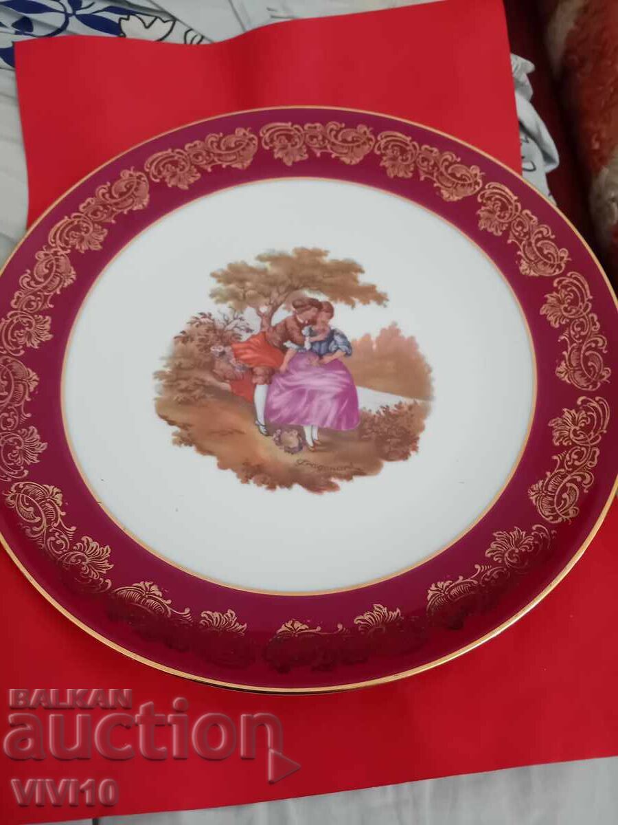 Πορσελάνινη πιατέλα, Λιμόζ Πορσελάνινη πιατέλα, Λιμόζ