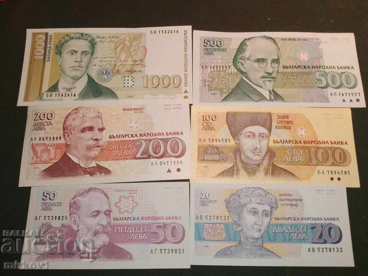 6 броя банкноти 6 броя банкноти