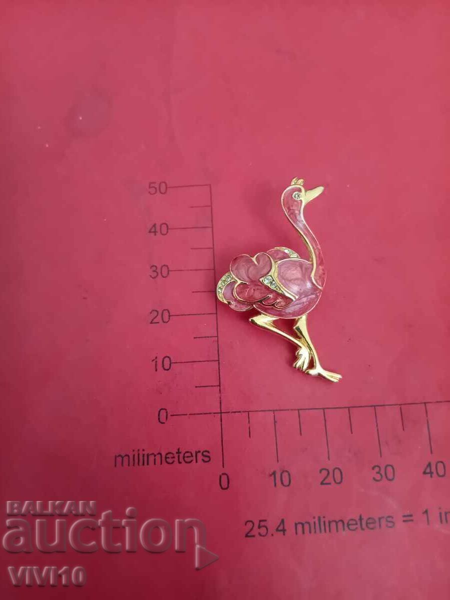 Antique Enamel Brooch