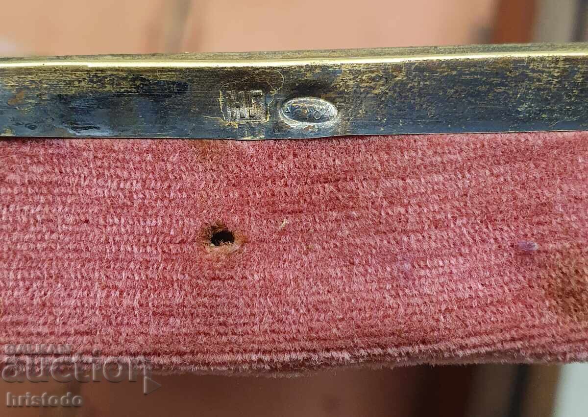 Руска царска сребърна икона 84 Св.Николай - 7