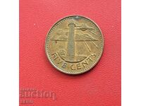 Insula Barbados - 5 cenți 2007