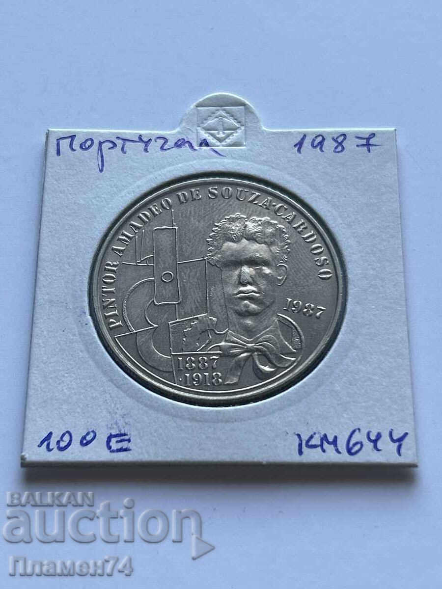 100 εσκούδο 1987 Πορτογαλία Αμαδέο ντε Σόουζα Καρντόζο με τιμή 10.00 BGN | € 5.11