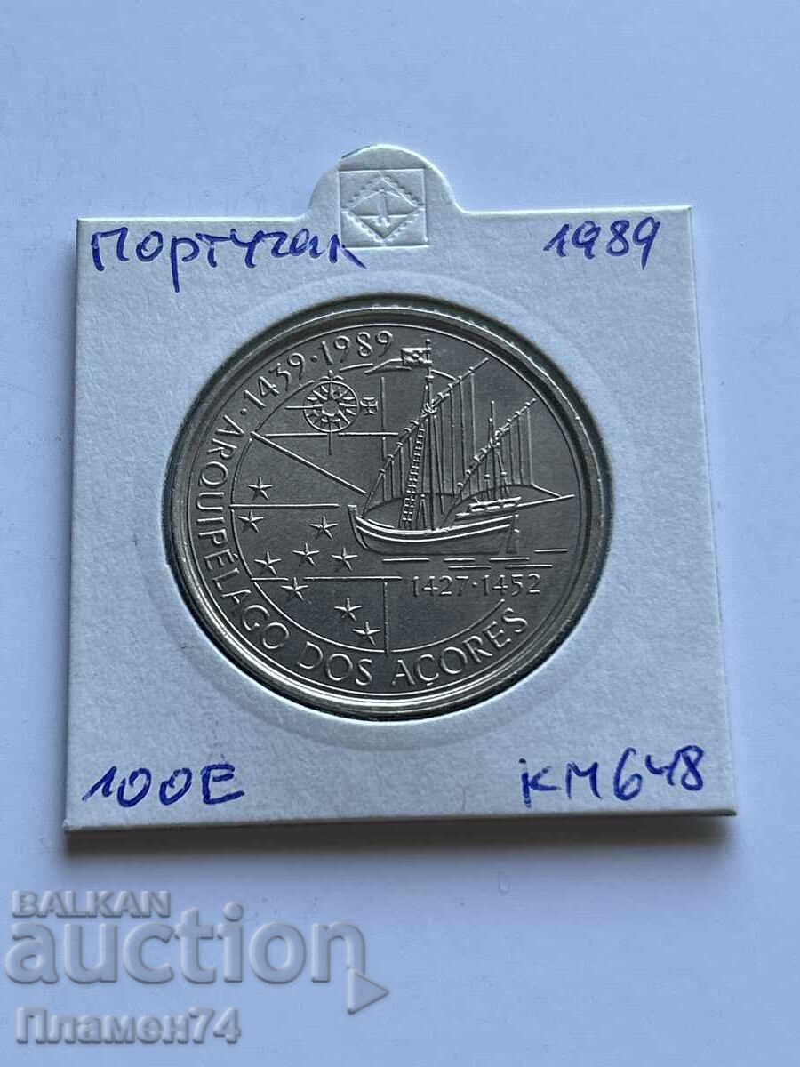 100 εσκούδο 1989 Πορτογαλία Αυτονομία των Αζορών με τιμή 10.00 BGN | € 5.11