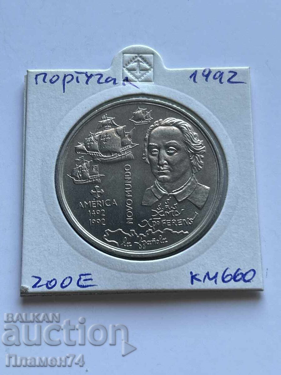 200 εσκούδος 1992 Πορτογαλία Αμερική με τιμή 12.00 BGN | € 6.14
