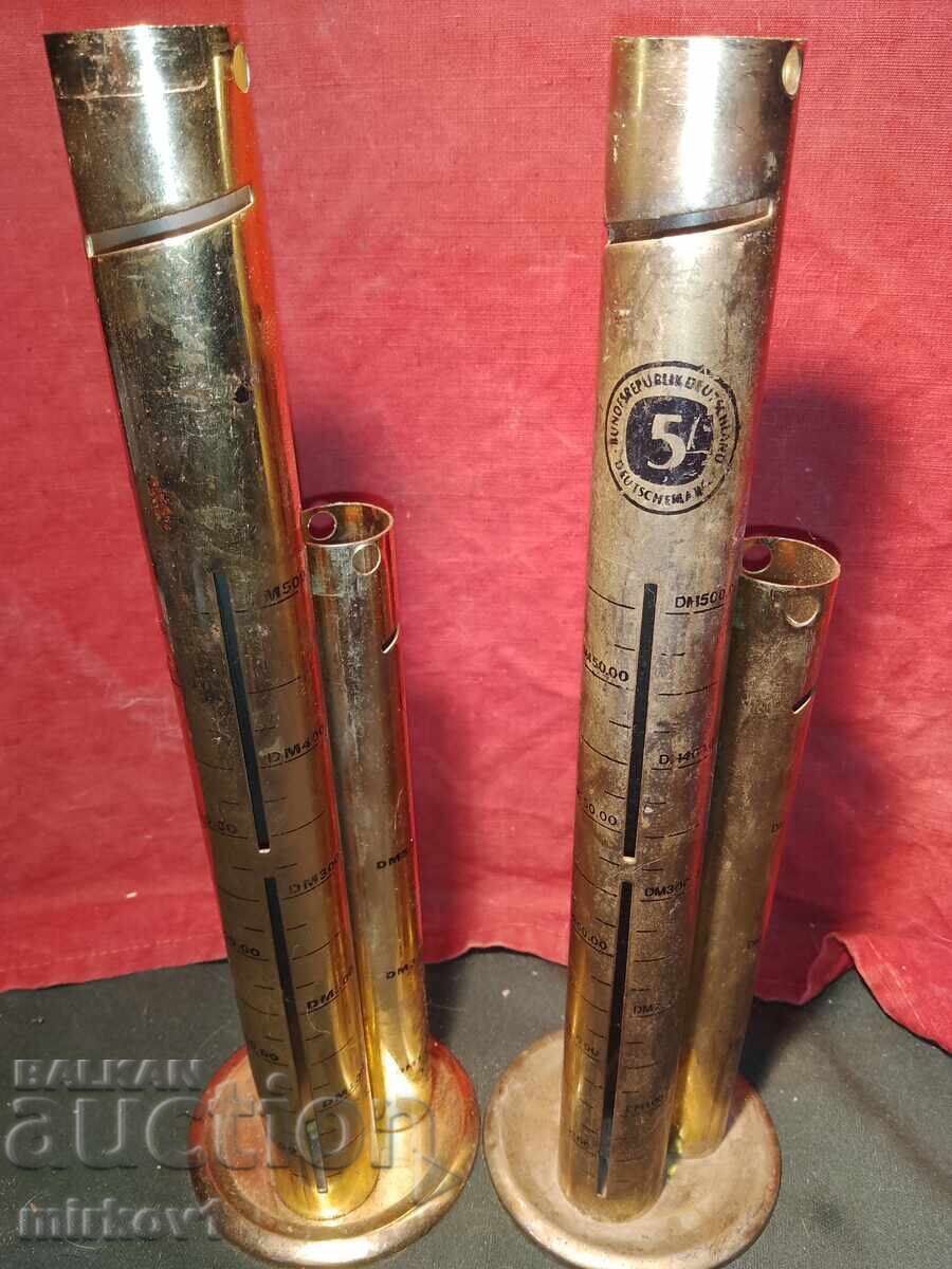 2 Γερμανικά χάλκινα κουμπαράκια για νομίσματα με τιμή 25.00 BGN | € 12.78