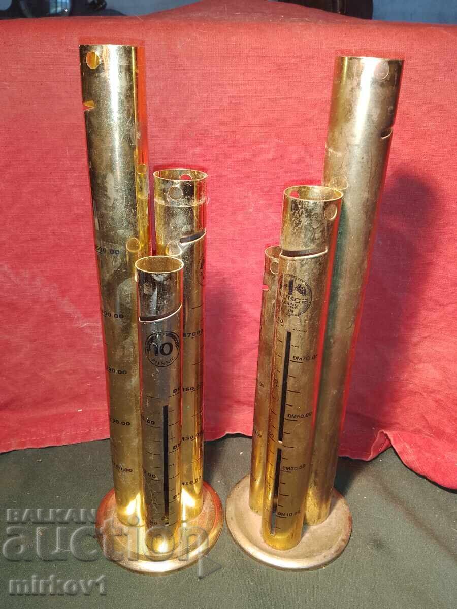 2 Γερμανικά χάλκινα κουμπαράκια για νομίσματα