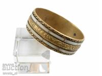 Bratara vintage cu ornamente si bijuterii sidef bratara vintage