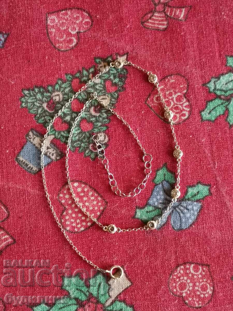 Сребърен синджир. От 32 до 37см. Пускам над 100 Аукциона. Ра - 5 Сребърен синджир. От 32 до 37см. Пускам над 100 Аукциона. Ра - 5