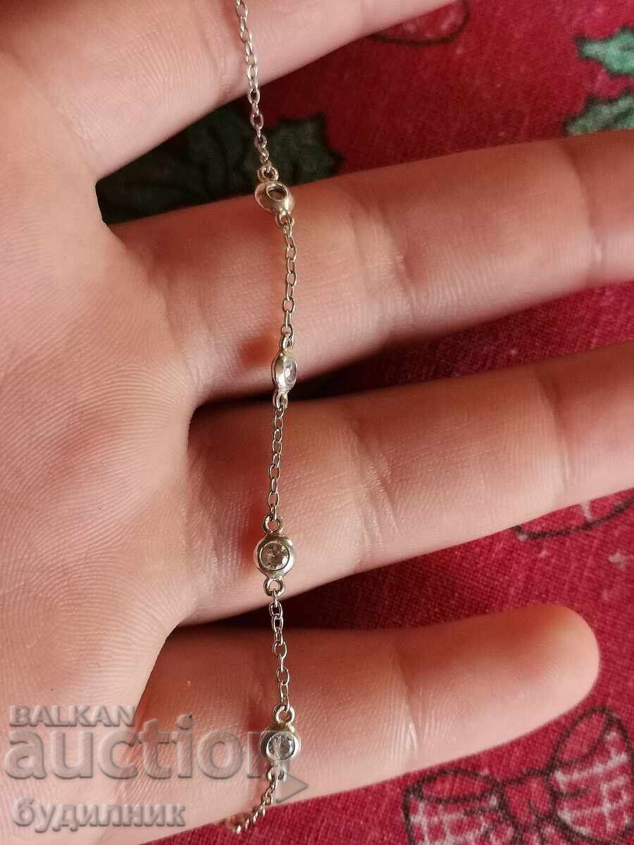 Сребърен синджир. От 32 до 37см. Пускам над 100 Аукциона. Ра - 7 Сребърен синджир. От 32 до 37см. Пускам над 100 Аукциона. Ра - 7