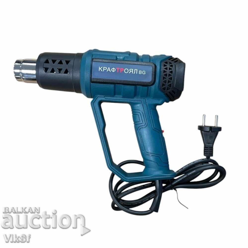 Pistol cu aer cald 220V / 2000W KraftRoyal Pistol cu aer cald 220V / 2000W KraftRoyal