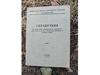 СПРАВОЧНИК  ЗА ИЗЛЕЗЛИТЕ МИНИСТЕРСКИ ЗАПОВЕДИ, ОКРЪЖНИ И ДРУ
