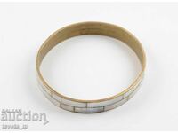 Bratara vintage cu ornamente si bijuterii sidef bratara vintage