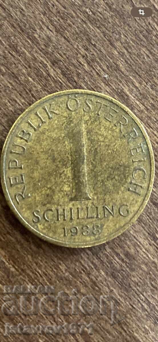 Παλαιό νόμισμα 1988 Σελίνι Παλαιό νόμισμα 1988 Σελίνι