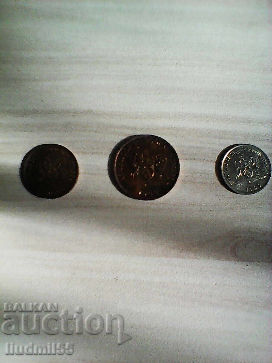 Trinidad și Tobago 1 5 10 cenți 1999 cu preț € 1.00 | 1.96 BGN