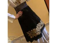 Βιδίνσκι σετ από βελούδο - μπρουσάκι και ποδιά