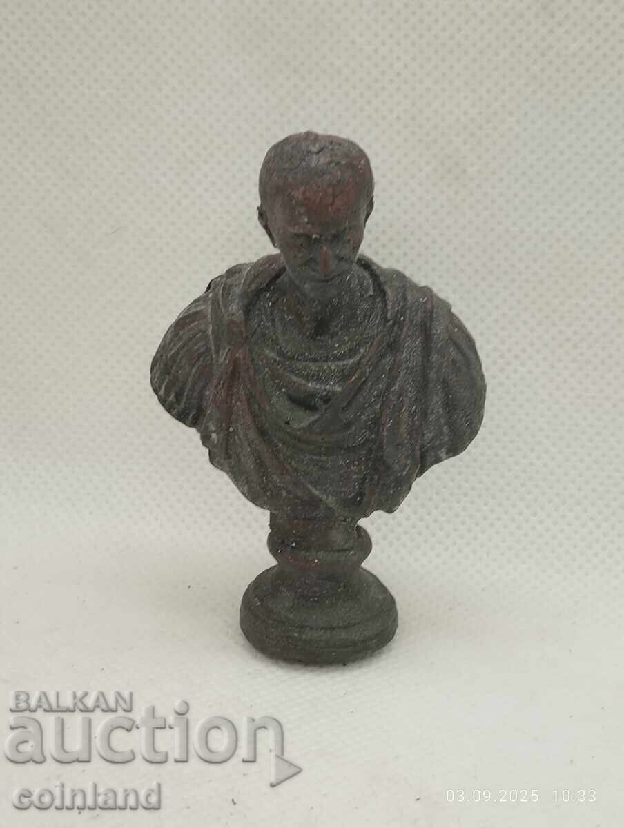 Ancient Bronze Figurine Julius Caesar REPLICA REPRODUCTION