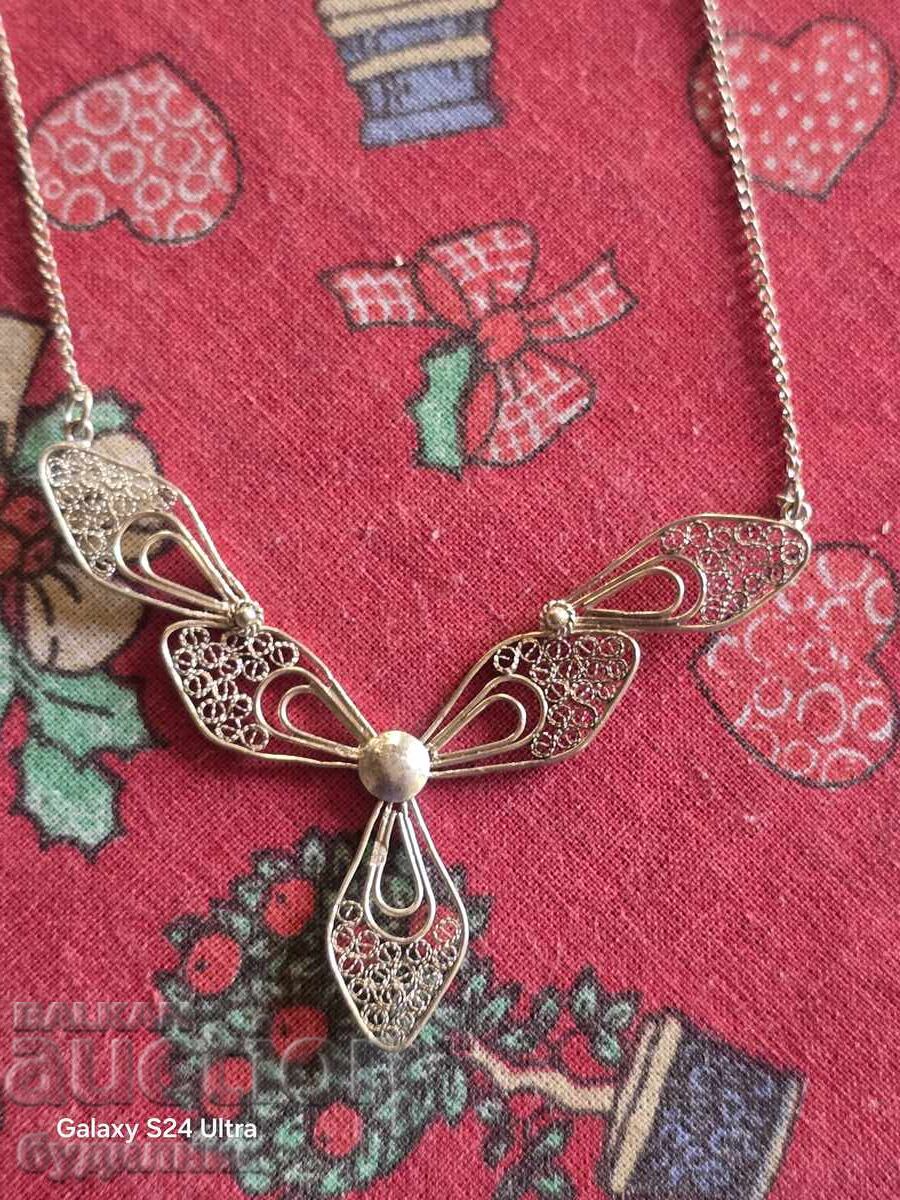 Silver Massive Filigree Necklace. 69cm. Listing over 100 Auctions - 5 Silver Massive Filigree Necklace. 69cm. Listing over 100 Auctions - 5