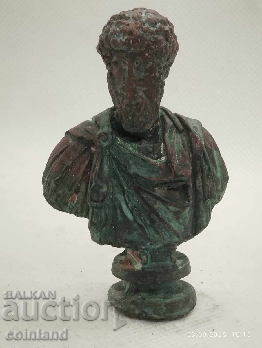 Антична бронзова фигурка Lucius Verus РЕПЛИКА РЕПРОДУКЦИЯ - 5