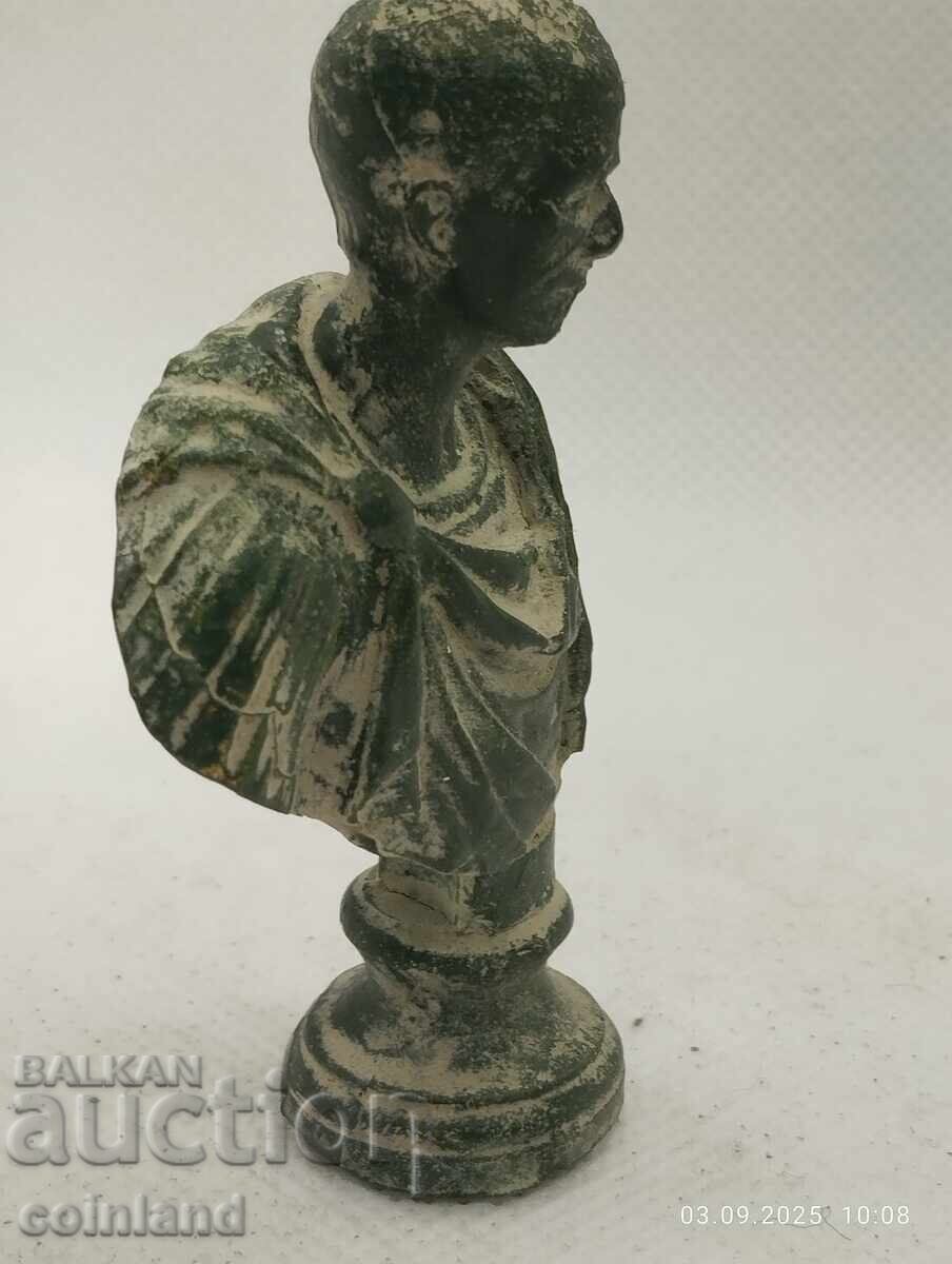 Παράδοση Αρχαίο χάλκινο ειδώλιο Ιούλιος Καίσαρας ΑΝΤΙΓΡΑΦΟ ΑΝΤΙΓΡΑΦΗ