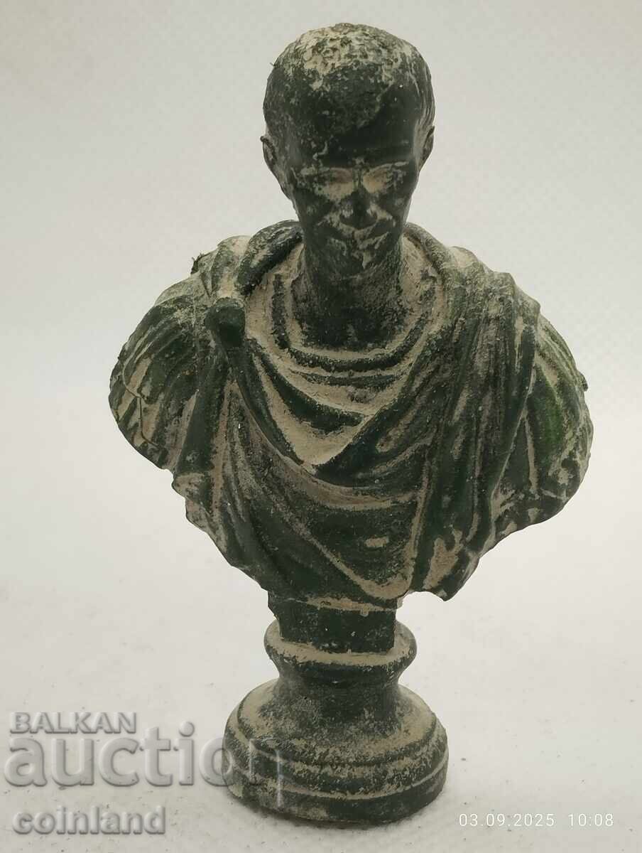 Αρχαίο χάλκινο ειδώλιο Ιούλιος Καίσαρας ΑΝΤΙΓΡΑΦΟ ΑΝΤΙΓΡΑΦΗ