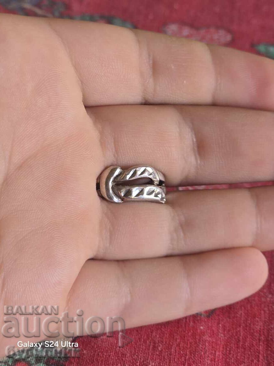 Silver ring. 14.7mm. I am listing over 100 auctions. View with price 18.99 BGN | € 9.71