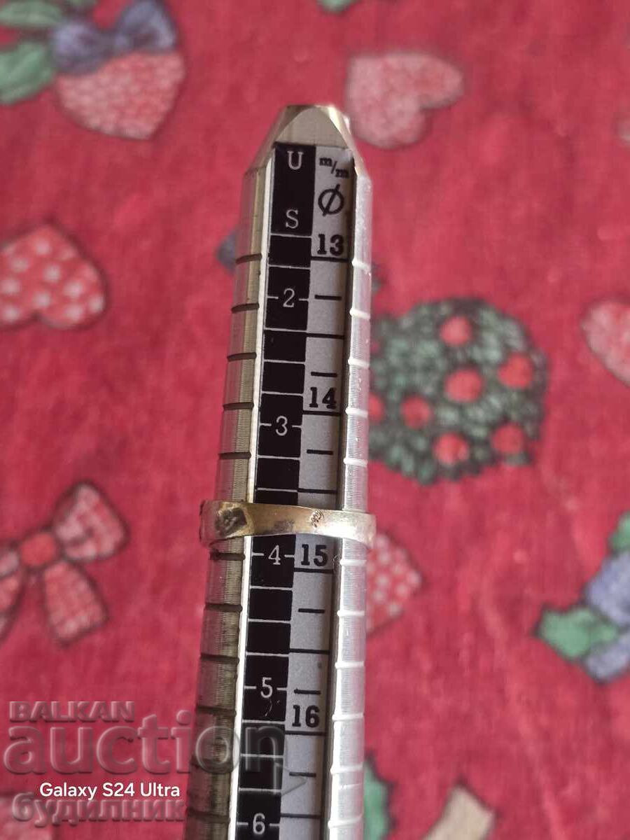 Silver ring. 14.7mm. I am listing over 100 auctions. View - 6