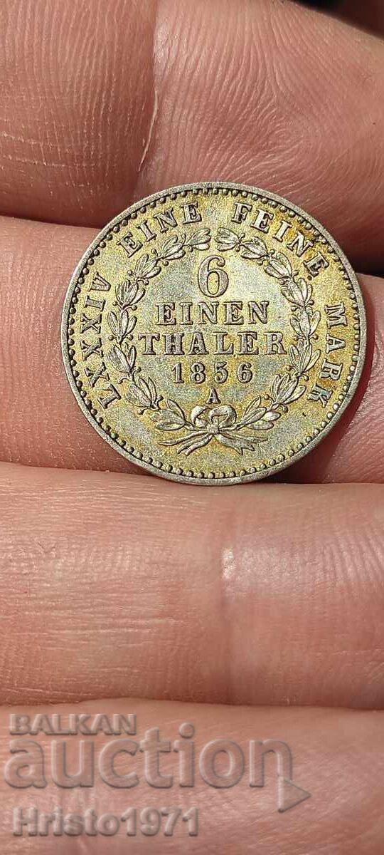1/6 taler 1856 Anhalt-Bernburg cu preț 200.00 BGN | € 102.26 1/6 taler 1856 Anhalt-Bernburg cu preț 200.00 BGN | € 102.26